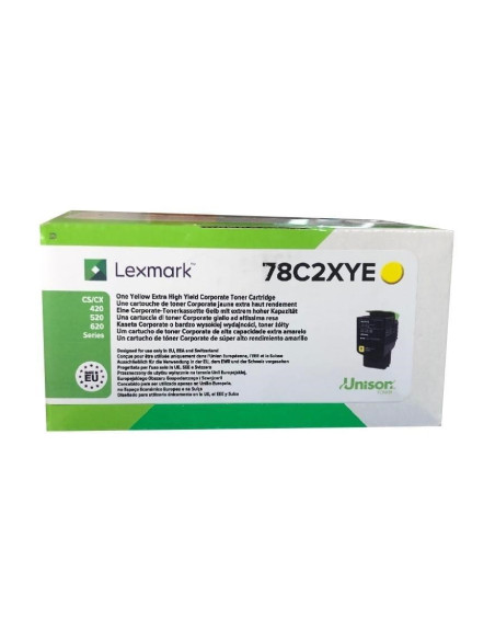 Lexmark Toner 78C2Xye Yellow