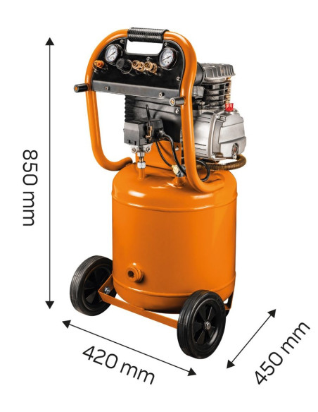 Kompresor Olejowy Pionowy 40L, 230V Neo 12K010