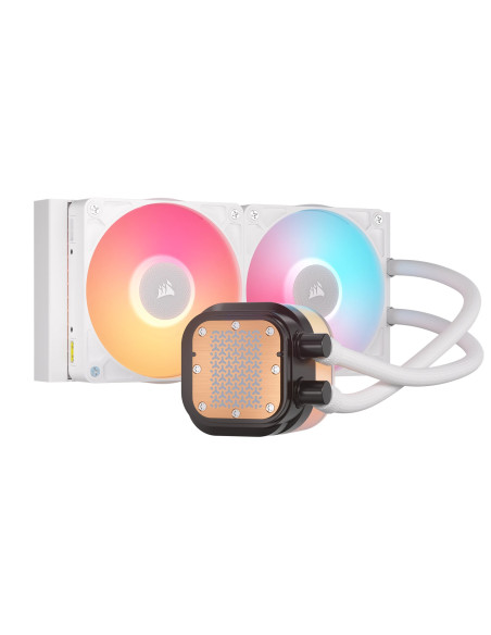 Corsair Icue Link Titan 240 Rx Lcd White Aio, 240Mm Radiator, Liquid Cpu Cooler