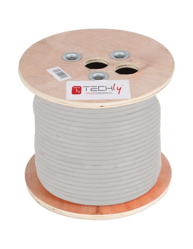 Techly Kabel Skrętka Cat5E F/Utp Drut Miedź Lszh 3