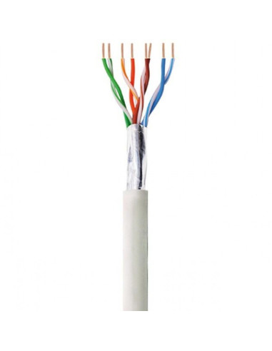 Techly Kabel Skrętka Cat5E F/Utp Drut Miedź Lszh 3