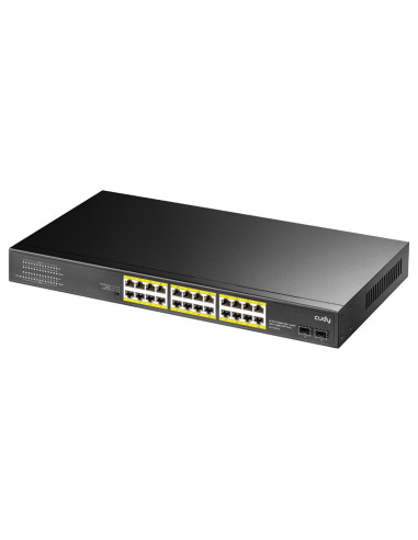 Cudy Gs1028Ps2 Łącza Sieciowe Gigabit Ethernet (10/100/1000) Obsługa Poe Czarny