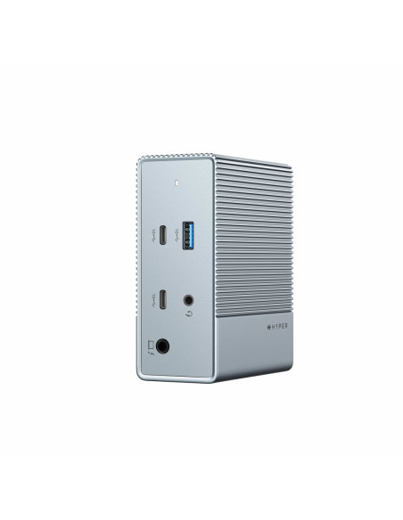 Hyper Hdg212B Stacja Dokująca Dokujący Usb 3.2 Gen 2 (3.1 Gen 2) Type-C Srebrny