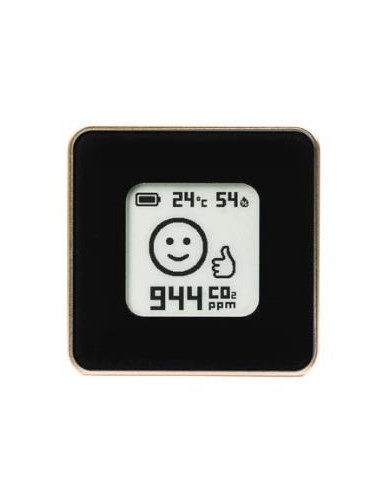 Smart Home Air Quality Sensor/Gold/Black Airv-Eleg Airvalent