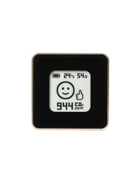 Smart Home Air Quality Sensor/Gold/Black Airv-Eleg Airvalent