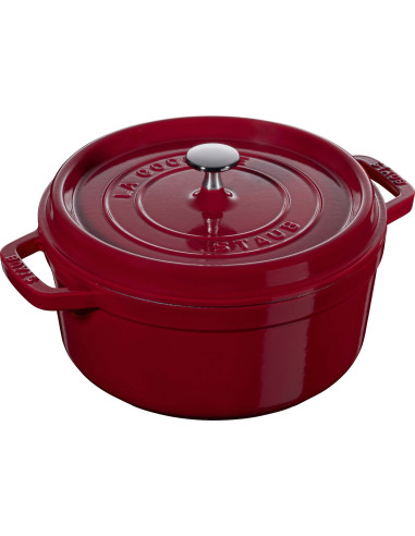 Staub La Cocotte Garnek Żeliwny Okrągły 6.7 Ltr, Kasztanowy