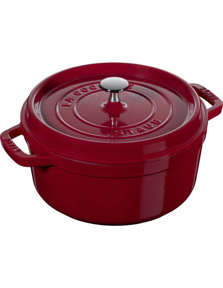 Staub La Cocotte Garnek Żeliwny Okrągły 6.7 Ltr, Kasztanowy