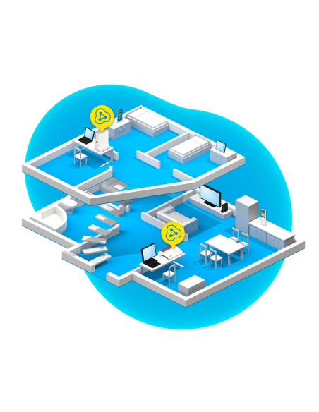 Fritz!Repeater 3000 Ax Wzmacniacz Sieciowy 2400 Mbit/S Biały