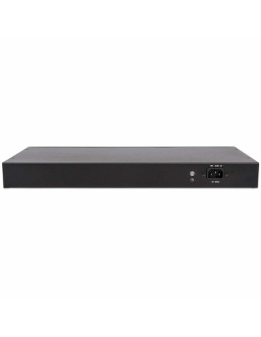 Intellinet 560917 Łącza Sieciowe Zarządzany Gigabit Ethernet (10/100/1000) 1U Czarny