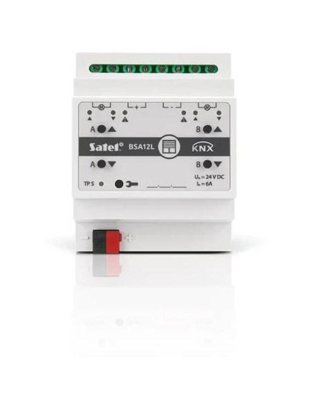 Satel Knx 2-Kanałowy Aktor Żaluzjowy 24V Dc Knx-Bsa12L