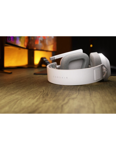 Corsair Ca-9011296-Eu Słuchawki/Zestaw Słuchawkowy Bezprzewodowy Opaska Na Głowę Gaming Bluetooth Biały