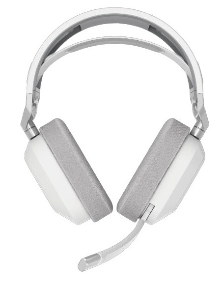 Corsair Ca-9011296-Eu Słuchawki/Zestaw Słuchawkowy Bezprzewodowy Opaska Na Głowę Gaming Bluetooth Biały