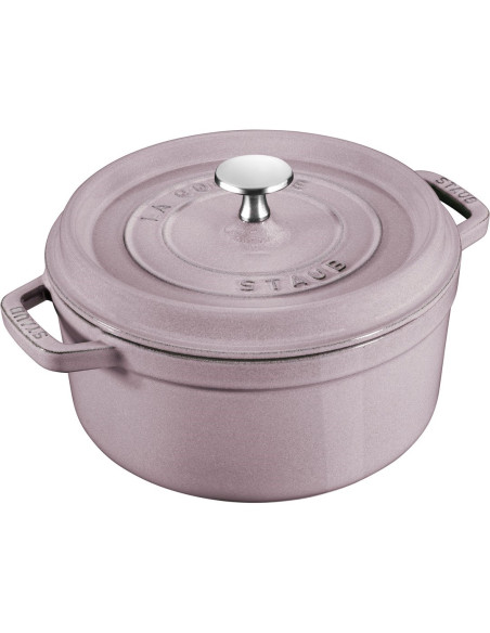 Garnek Żeliwny Okrągły Staub - 2.2 Ltr, Kwiat Wiśni