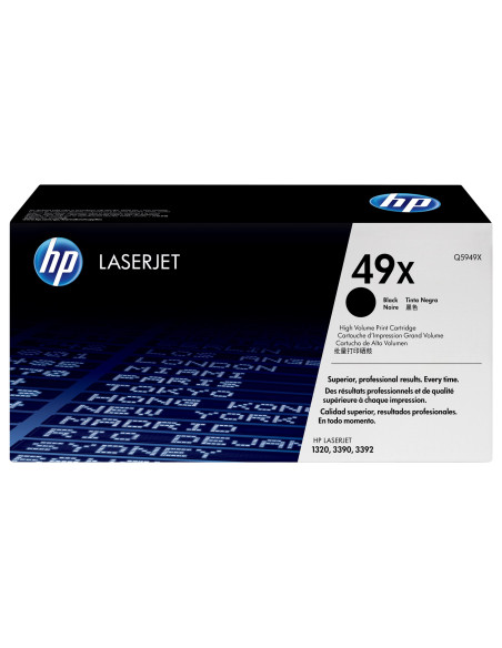Hp 49X Oryginalny Wkład Z Czarnym Tonerem Laserjet Xl