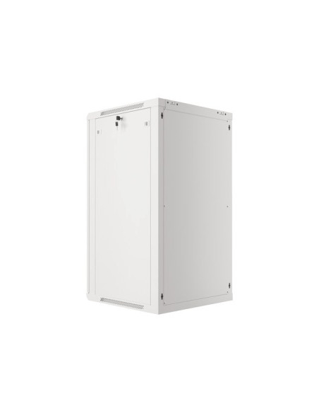 Szafa Jednosekcyjna Lanberg Wf01-6622-10S (22U  1080Mm / 600Mm / 600 Mm  Wisząca  Szklane  19''  Kolor Szary)