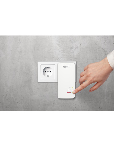 Fritz!Powerline 1240 Ax Wlan Set 1200 Mbit/S Przewodowa Sieć Lan Wi-Fi Biały 2 Szt.