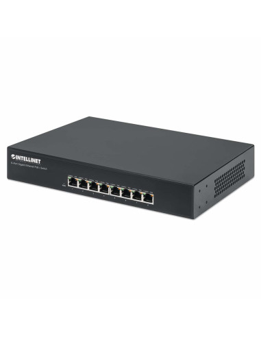 Intellinet 560641 Łącza Sieciowe Gigabit Ethernet (10/100/1000) Obsługa Poe Czarny
