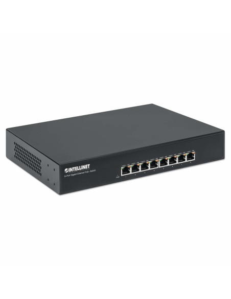 Intellinet 560641 Łącza Sieciowe Gigabit Ethernet (10/100/1000) Obsługa Poe Czarny