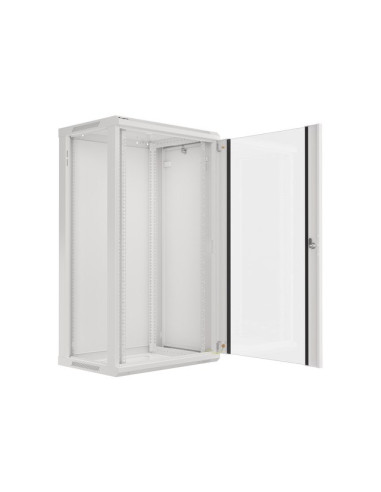 Szafa Rack Lanberg Wf01-6422-10S (22U  1080Mm / 600Mm / 450 Mm  Wisząca  Szklane  19''  Kolor Szary)