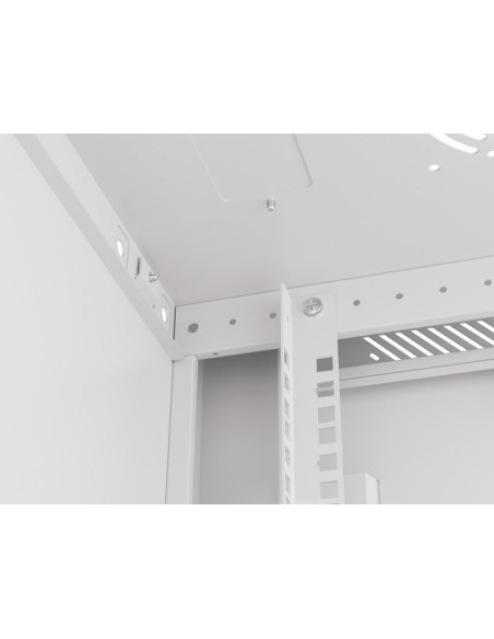 Szafa Rack Lanberg Wf01-6422-10S (22U  1080Mm / 600Mm / 450 Mm  Wisząca  Szklane  19''  Kolor Szary)