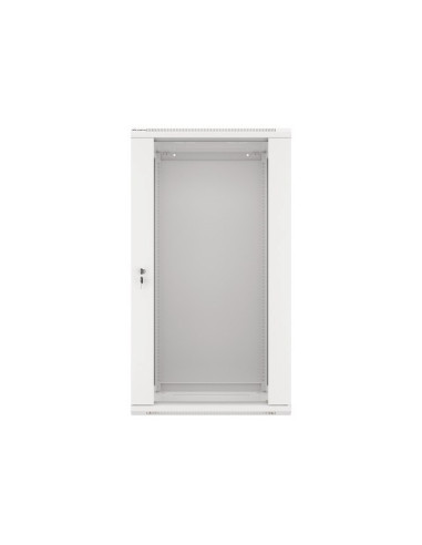Szafa Rack Lanberg Wf01-6422-10S (22U  1080Mm / 600Mm / 450 Mm  Wisząca  Szklane  19''  Kolor Szary)