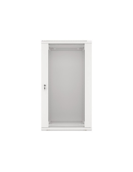 Szafa Rack Lanberg Wf01-6422-10S (22U  1080Mm / 600Mm / 450 Mm  Wisząca  Szklane  19''  Kolor Szary)