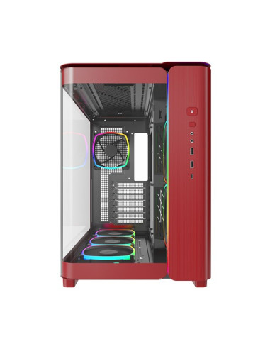 Montech King 95 Pro Midi Tower Czerwony