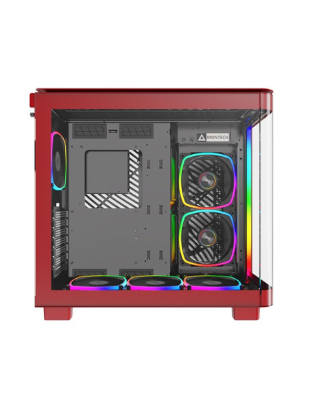 Montech King 95 Pro Midi Tower Czerwony