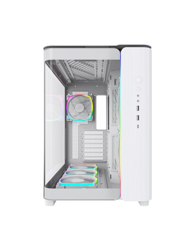 Montech King 95 Pro Midi-Tower, Szkło Hartowane, Argb - Biały