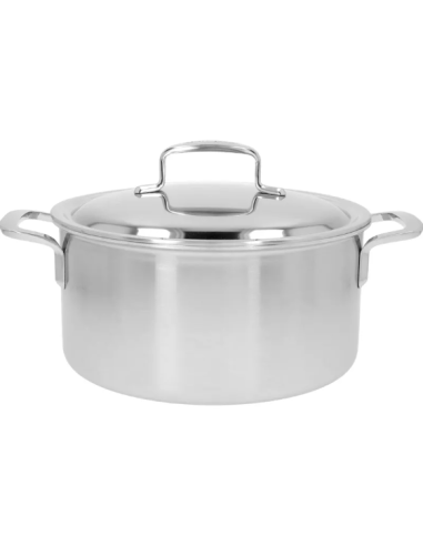 Garnek Niski Z Pokrywką Demeyere 5-Plus 40851-107-0 - 2.2 Ltr