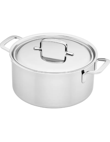 Garnek Niski Z Pokrywką Demeyere 5-Plus 40851-107-0 - 2.2 Ltr