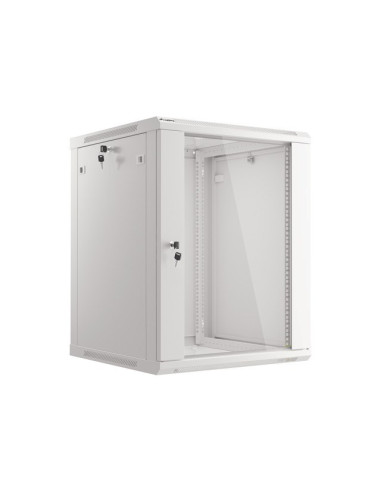 Szafa Rack Lanberg Wf01-6615-10S (15U  769Mm / 600Mm / 600 Mm  Wisząca  Szklane  19''  Kolor Szary)