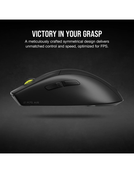 Corsair M75 Myszka Gaming Oburęczny Bluetooth Optyczny 26000 Dpi