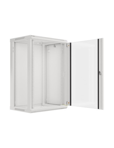 Szafa Rack Lanberg Wf01-6418-10S (18U  901Mm / 600Mm / 450 Mm  Wisząca  Szklane  19''  Kolor Szary)