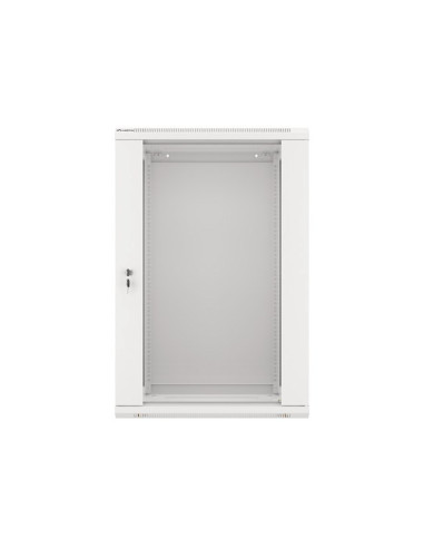 Szafa Rack Lanberg Wf01-6418-10S (18U  901Mm / 600Mm / 450 Mm  Wisząca  Szklane  19''  Kolor Szary)