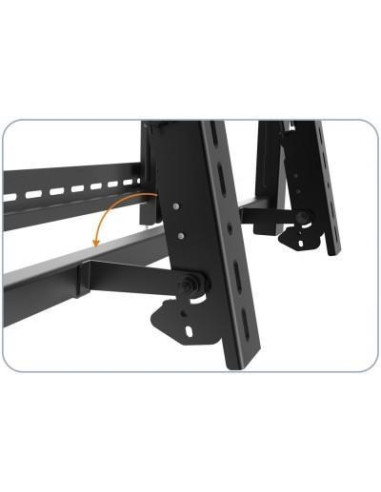 Techly Ica-Plb 046F Uchwyt Do Telewizorów 177,8 Cm (70") Czarny