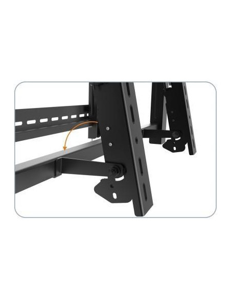 Techly Ica-Plb 046F Uchwyt Do Telewizorów 177,8 Cm (70") Czarny
