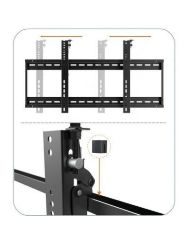 Techly Ica-Plb 046F Uchwyt Do Telewizorów 177,8 Cm (70") Czarny