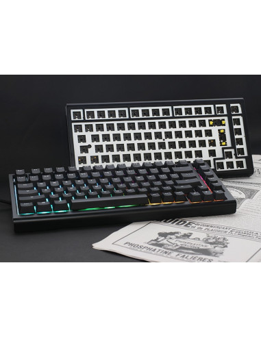 Ducky Tinker 75 Klawiatura Gaming Usb Niemiecki Czarny