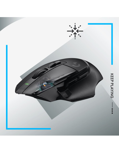 Logitech G G502 X Lightspeed Myszka Gaming Po Prawej Stronie Rf Wireless Optyczny 25600 Dpi