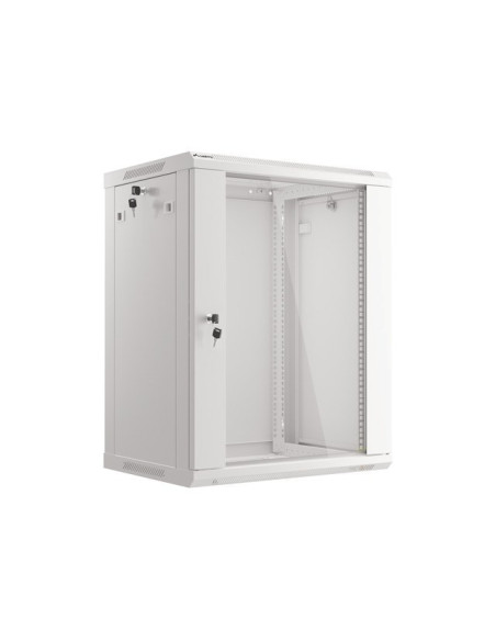 Szafa Rack Lanberg  Wf01-6415-10S (770Mm / 600Mm / 450 Mm  Wisząca  Szary)