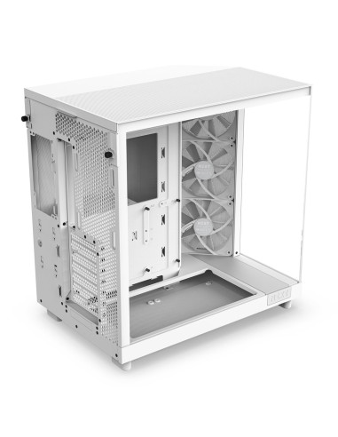 Nzxt Obudowa Komputerowa Nzxt Obudowa H6 Flow Midi Tower Z Oknem Biała