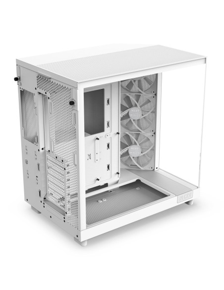 Nzxt Obudowa Komputerowa Nzxt Obudowa H6 Flow Midi Tower Z Oknem Biała