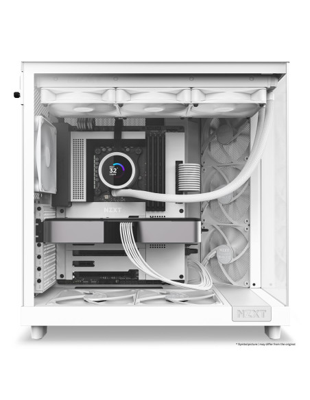 Nzxt Obudowa Komputerowa Nzxt Obudowa H6 Flow Midi Tower Z Oknem Biała
