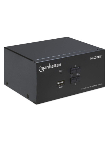 Manhattan Przełącznik Kvm Hdmi/Usb 2X1 Dual-Monito