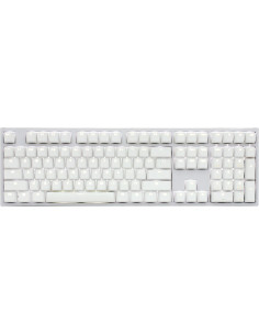 Ducky One 2 White Edition Klawiatura Uniwersalne Usb Niemiecki Biały