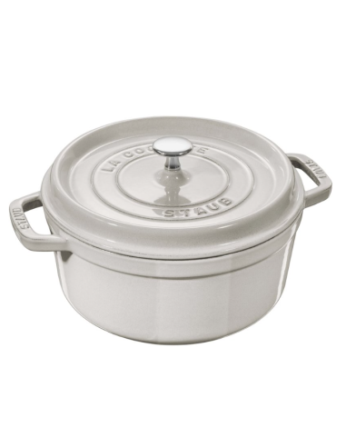 Garnek Żeliwny Okrągły Staub 40501-409-0 - Biała Trufla 1.7 Ltr