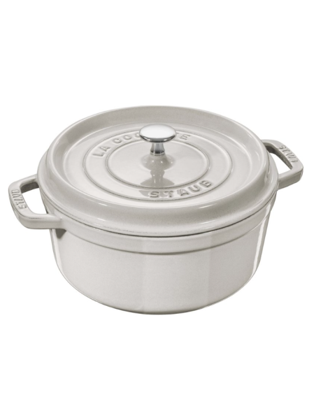 Garnek Żeliwny Okrągły Staub 40501-409-0 - Biała Trufla 1.7 Ltr