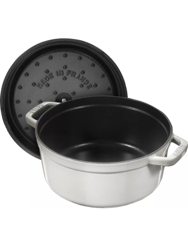 Garnek Żeliwny Okrągły Staub 40501-409-0 - Biała Trufla 1.7 Ltr