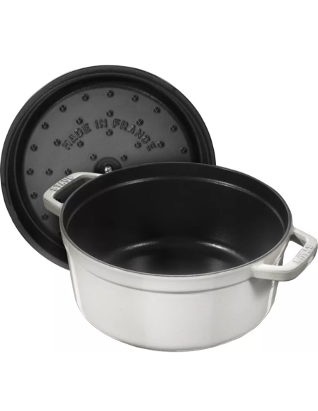 Garnek Żeliwny Okrągły Staub 40501-409-0 - Biała Trufla 1.7 Ltr